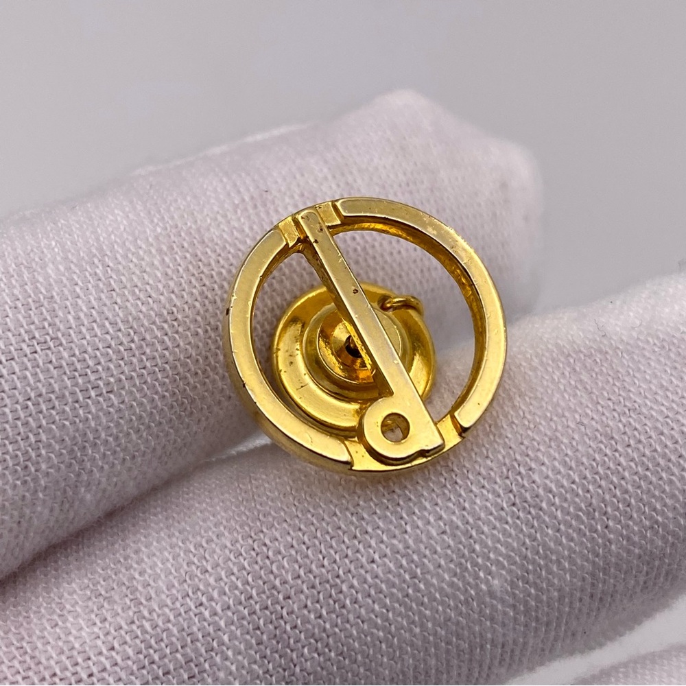 Dunhill tie tack logo gold